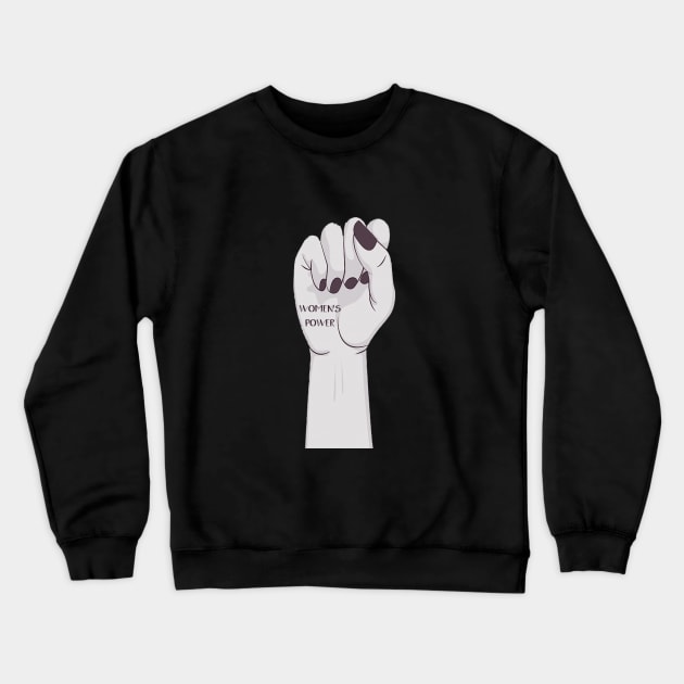 Women's power Crewneck Sweatshirt by D_creations